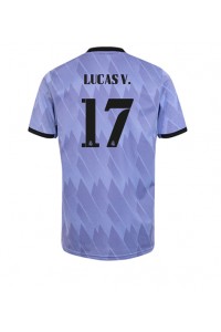 Real Madrid Lucas Vazquez #17 Fotballdrakt Borte Klær 2022-23 Korte ermer